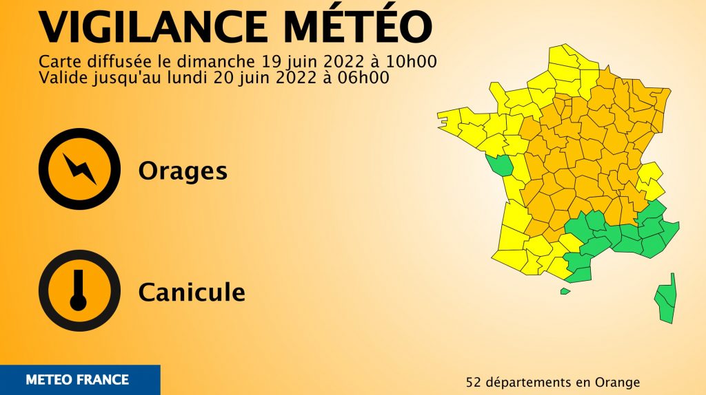 Vigilance orange orages et canicule dans les Vosges, en Meurthe-et-Moselle et en Haute-Marne