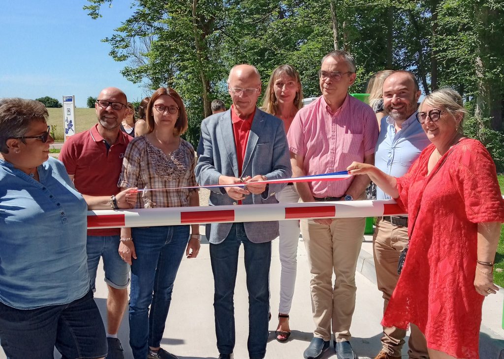 Contrexéville: Inauguration d&rsquo;une nouvelle aire de camping-car