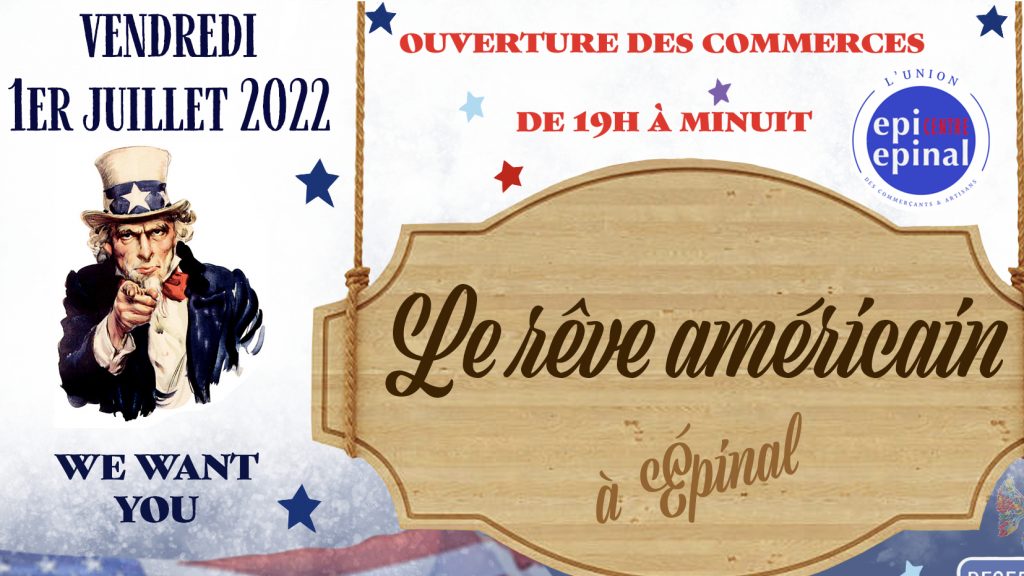Épinal : le Rêve Américain, c&rsquo;est vendredi soir !