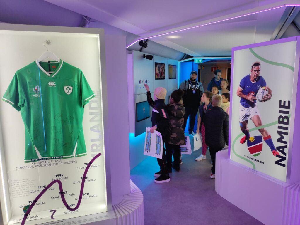 Nancy : le train France 2023 Rugby Tour fait étape à la gare !