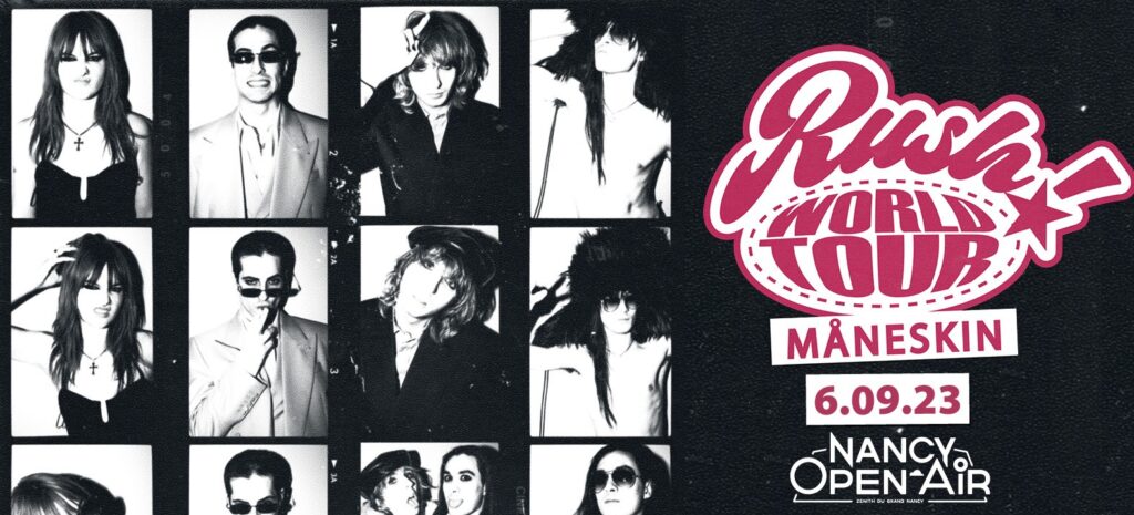 Måneskin en concert Open Air au Zénith de Nancy le 6 septembre !