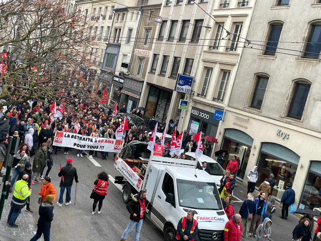 4 000 personnes ont défilé à Nancy, hier, pour la onzième journée de mobilisation contre la réforme des retraites