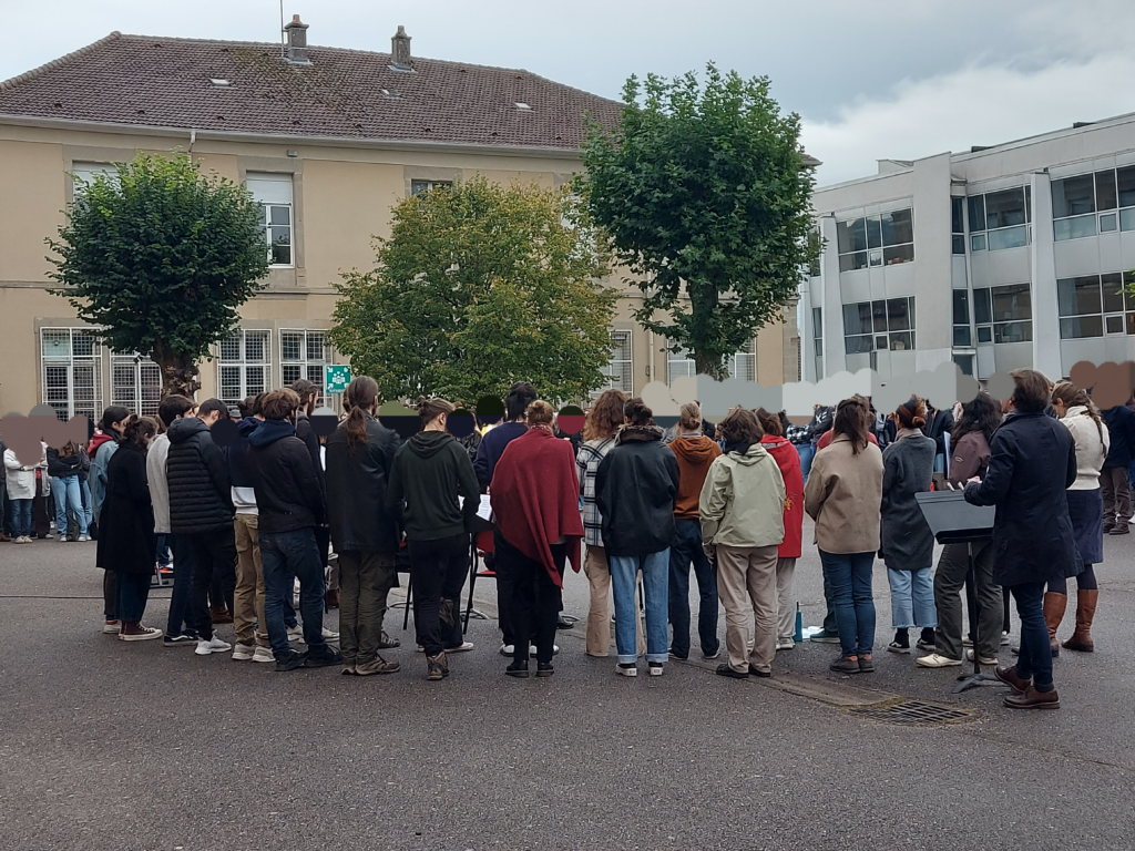 MIRECOURT : Inauguration de la place Samuel Paty au lycée Jean-Baptiste Vuillaume