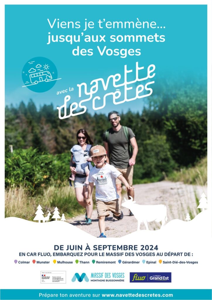 En 2024, la Navette des Crêtes vous emmène au sommet
