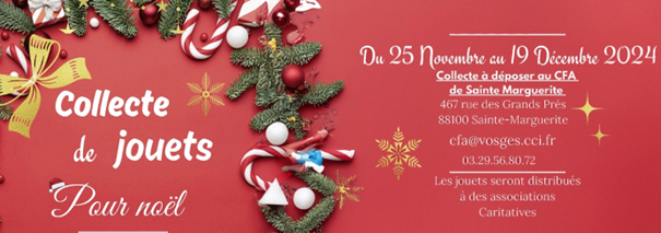 Grande collecte de jouets à destination d&rsquo;associations caritatives dans les Vosges (88)