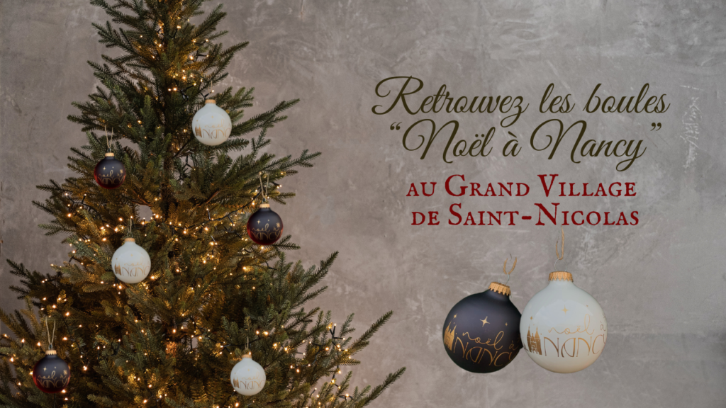Les boules de Noël à Nancy sont de retour en stock !