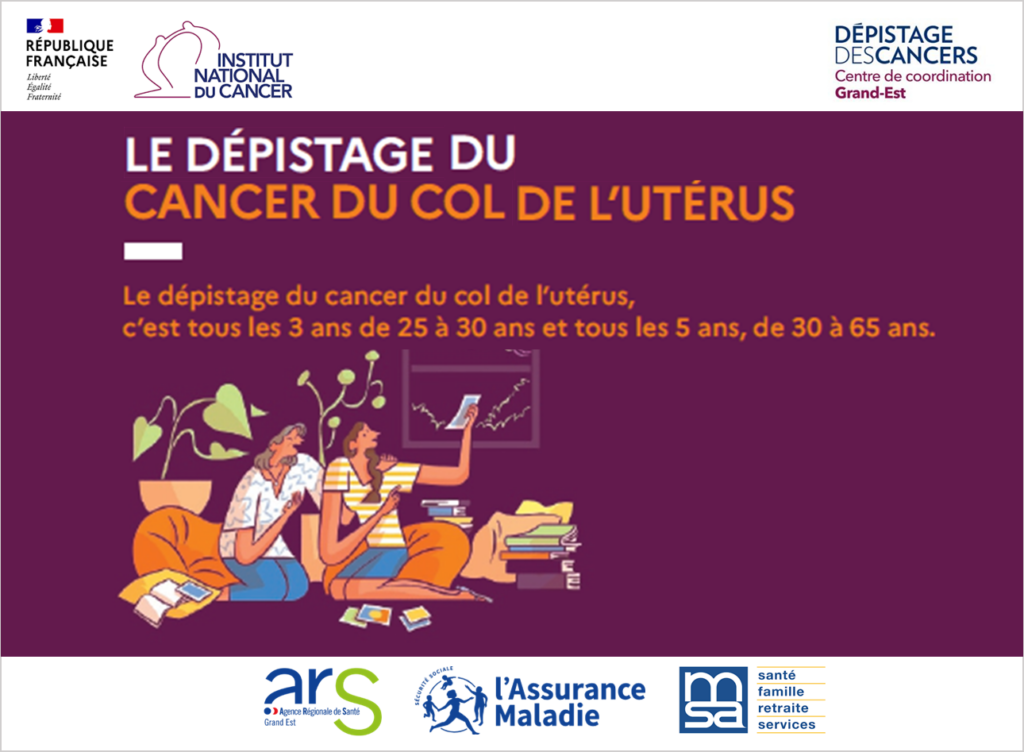 C&rsquo;est la semaine européenne de la prévention du cancer du col de l&rsquo;utérus !