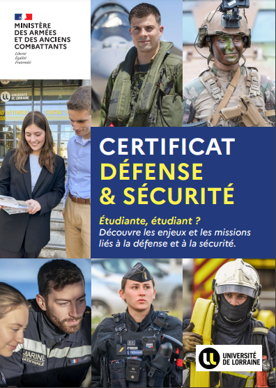 Un certificat « Défense et Sécurité » à l&rsquo;Université de Lorraine : une première en France en 2025 !