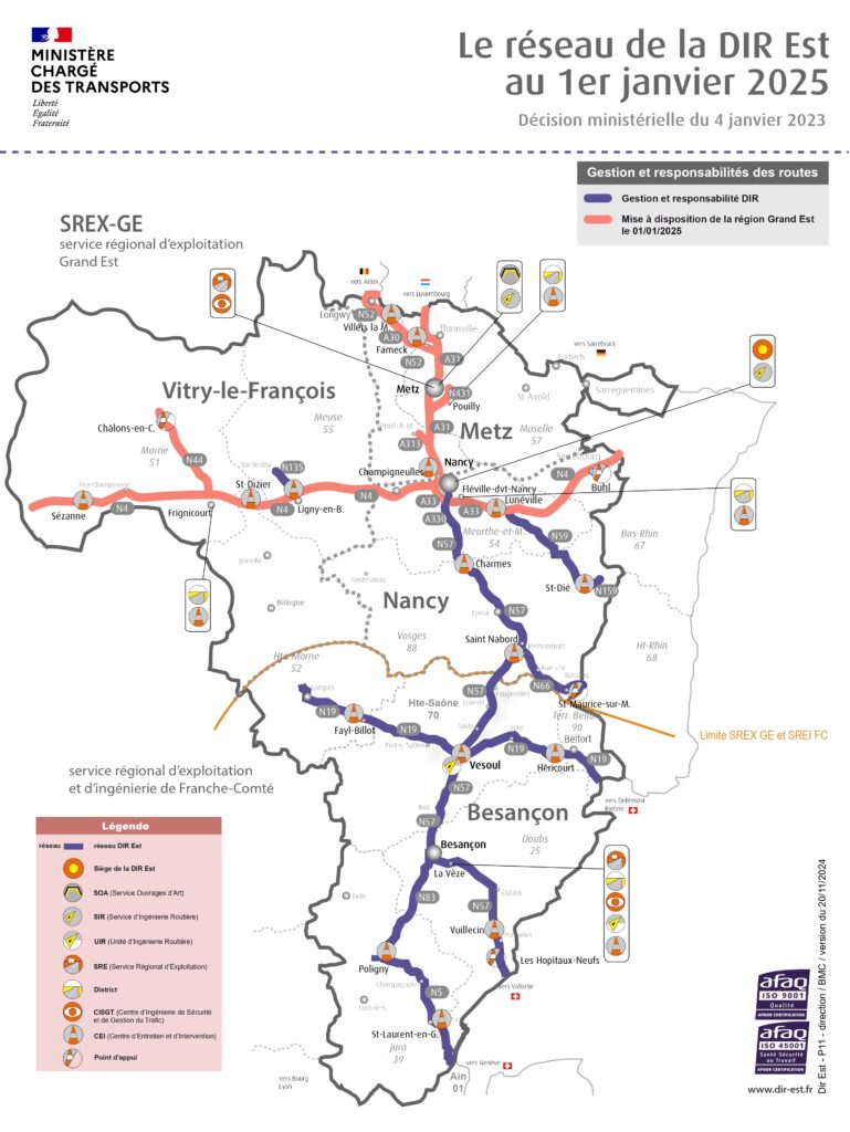 Travaux sur l&rsquo;A31 : Réparation du viaduc de Frouard