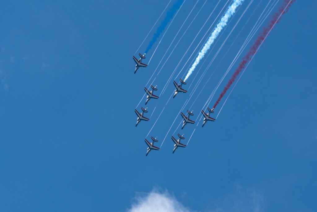 Accident entre deux Alpha Jet de la Patrouille de France en Haute-Marne (52)