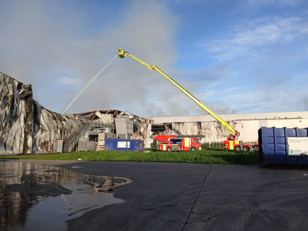 54 : Incendie sur le site Paprec de Dieulouard