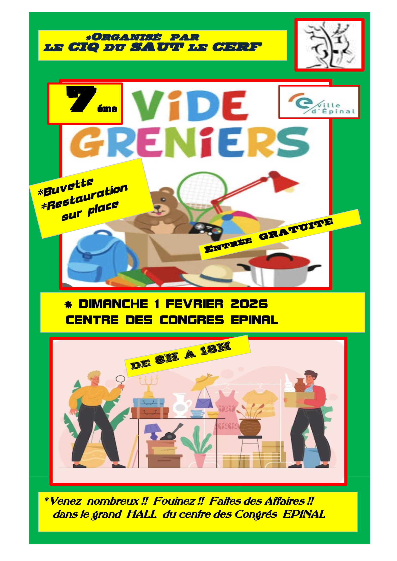 VIDE GRENIER À ÉPINAL