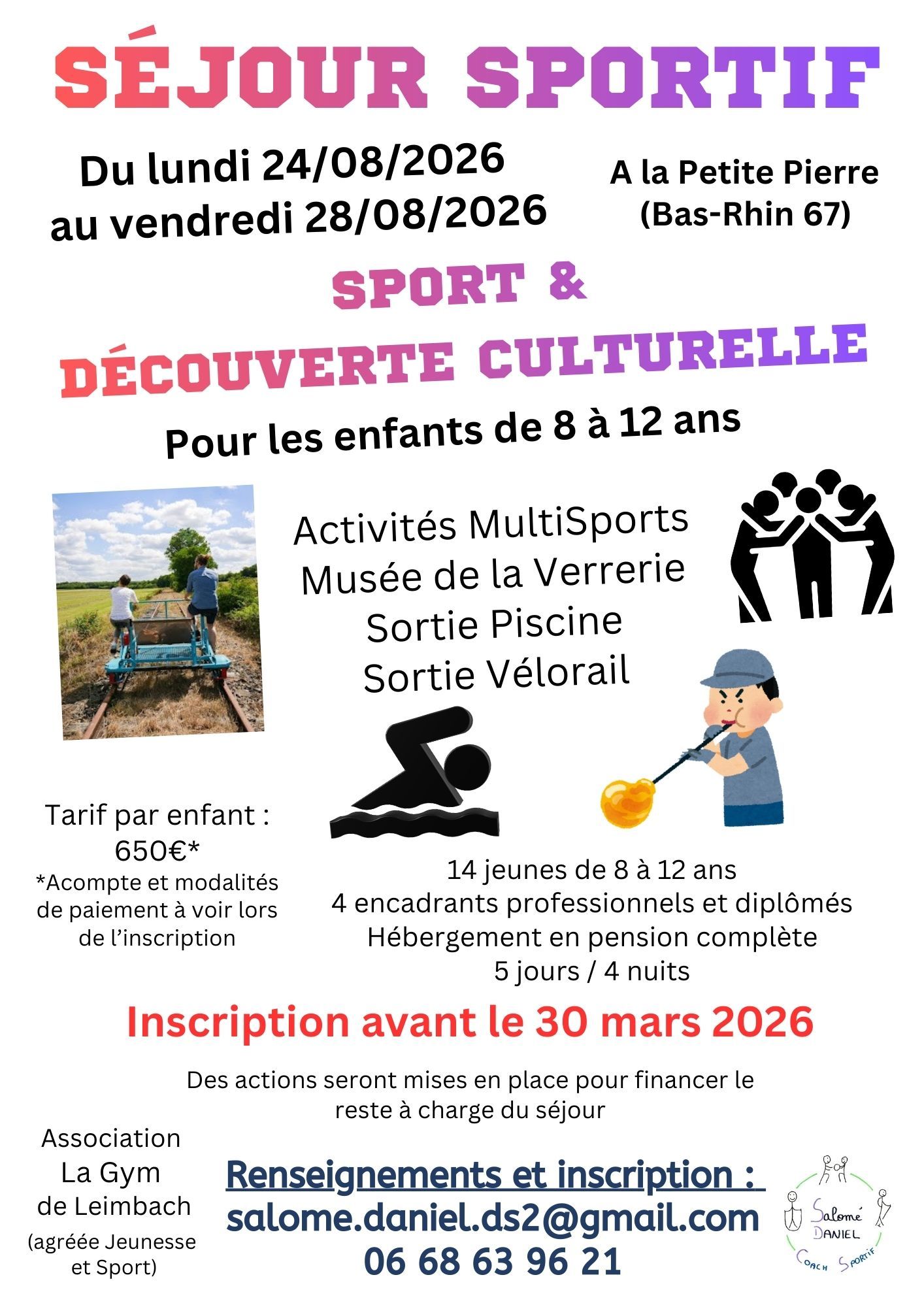 SÉJOUR SPORTIF à LA PETITE-PIERRE