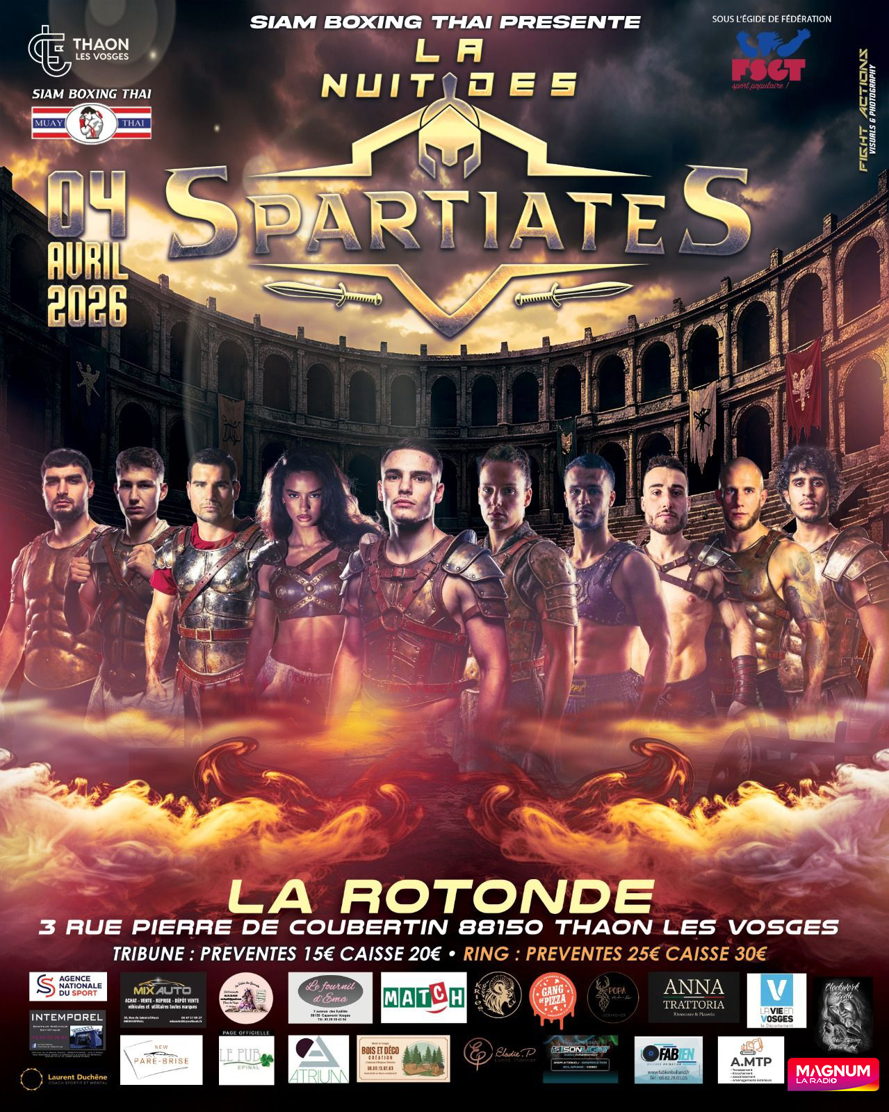 LA NUIT DES SPARTIATES A THAON LES VOSGES