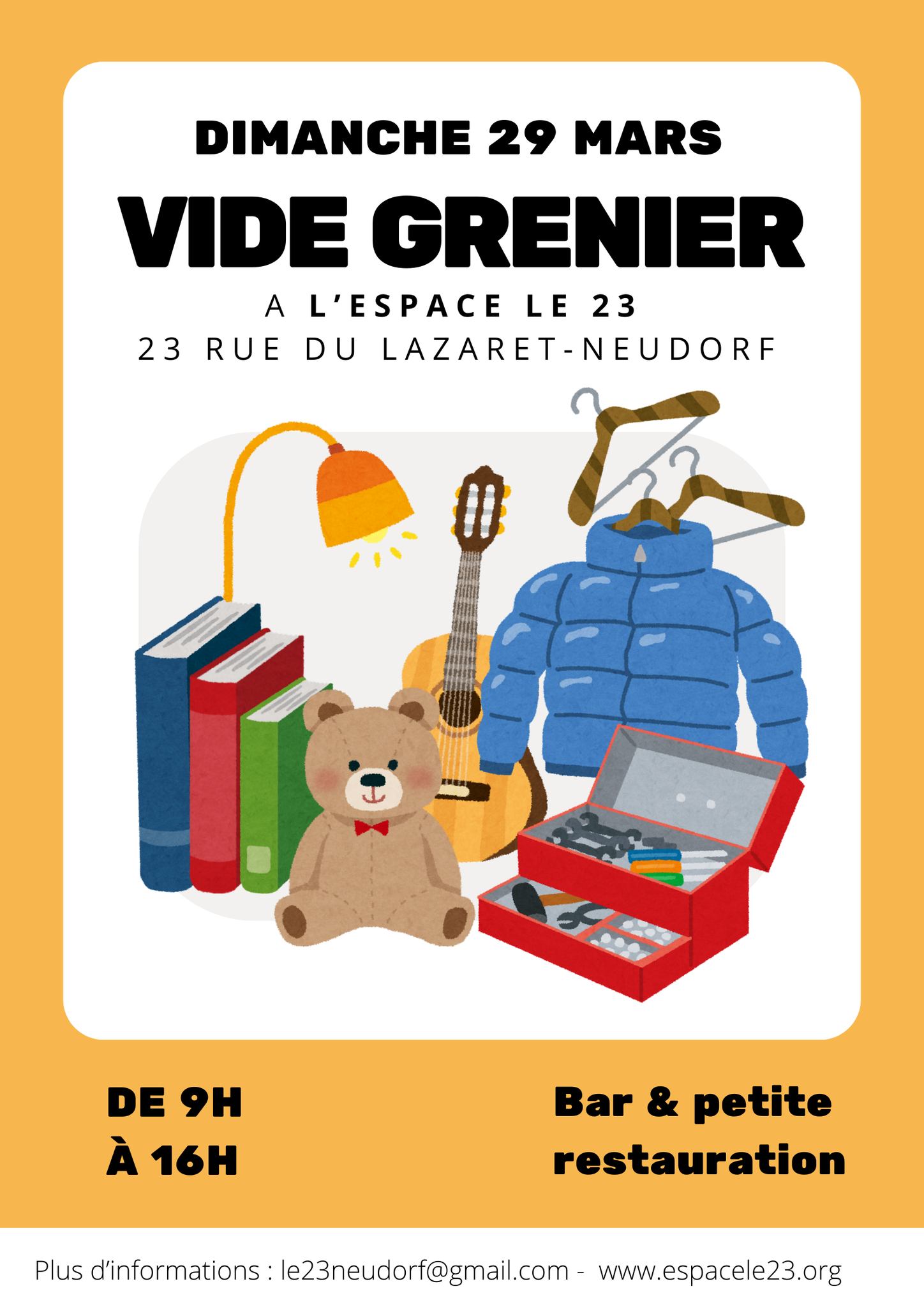 VIDE GRENIER à STRASBOURG