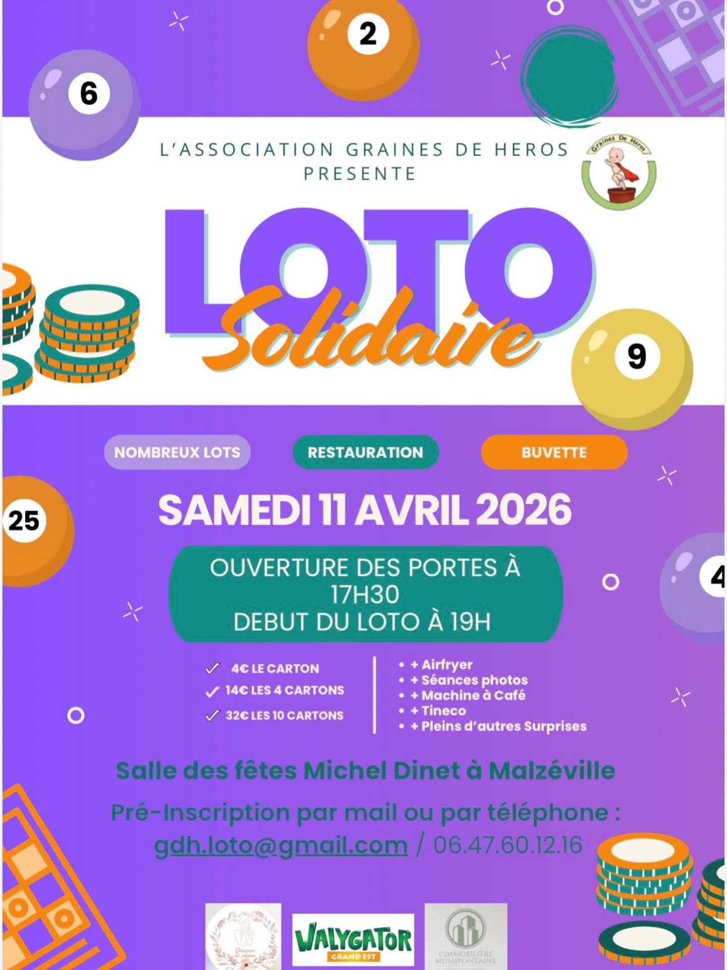 LOTO SOLIDAIRE À MALZÉVILLE
