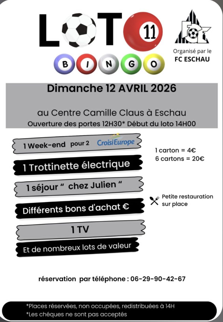 LOTO BINGO À ESCHAU