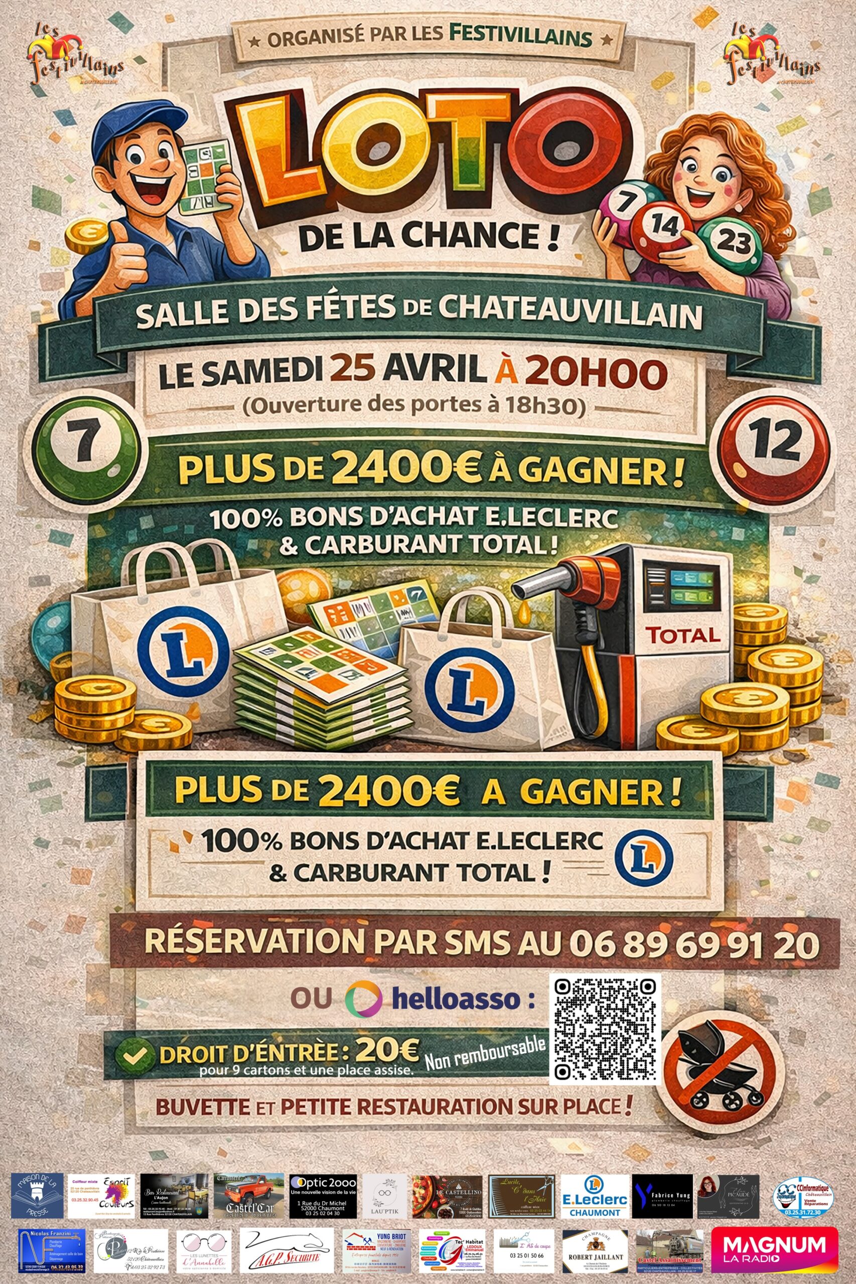 LOTO À CHÂTEAUVILLAIN