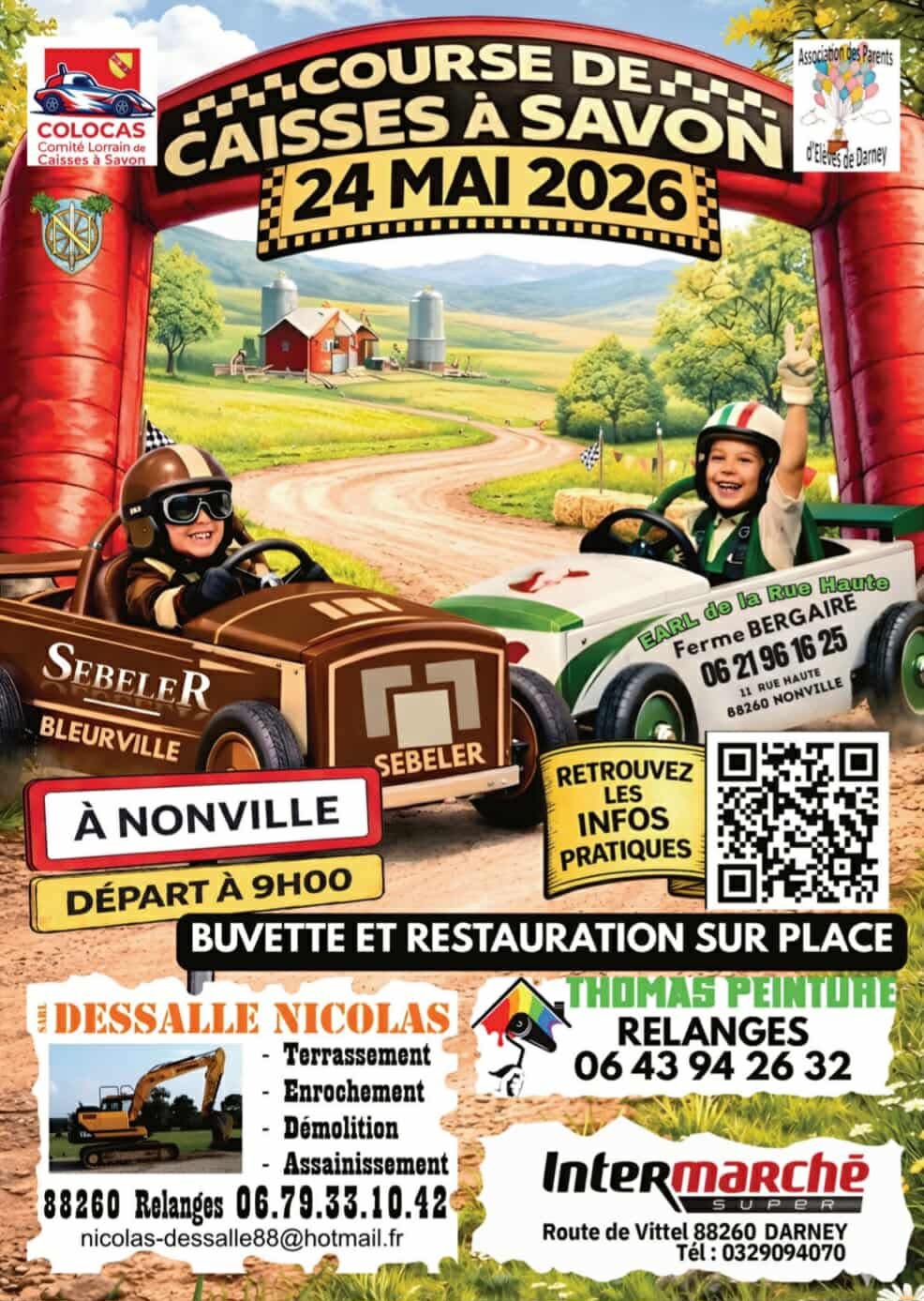 COURSE DE CAISSES A SAVON à NONVILLE