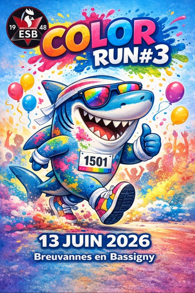 COLOR RUN DE L' E.S.BREUVANNES