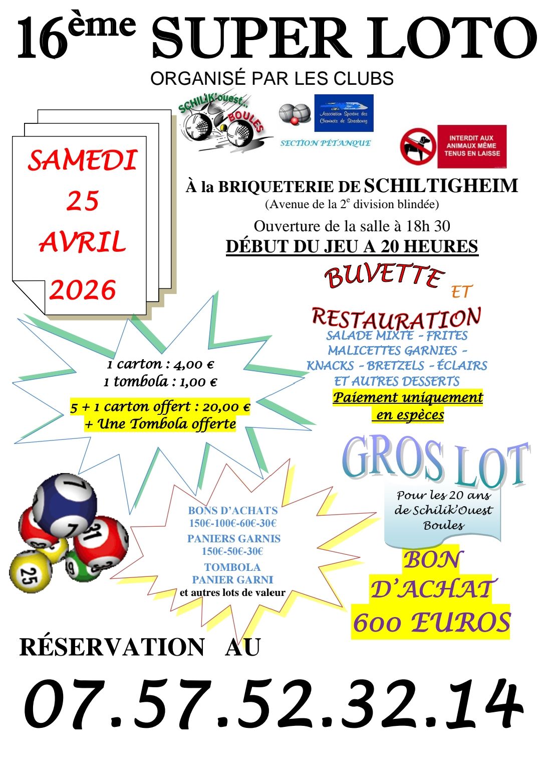 SUPER LOTO À SCHILTIGHEIM