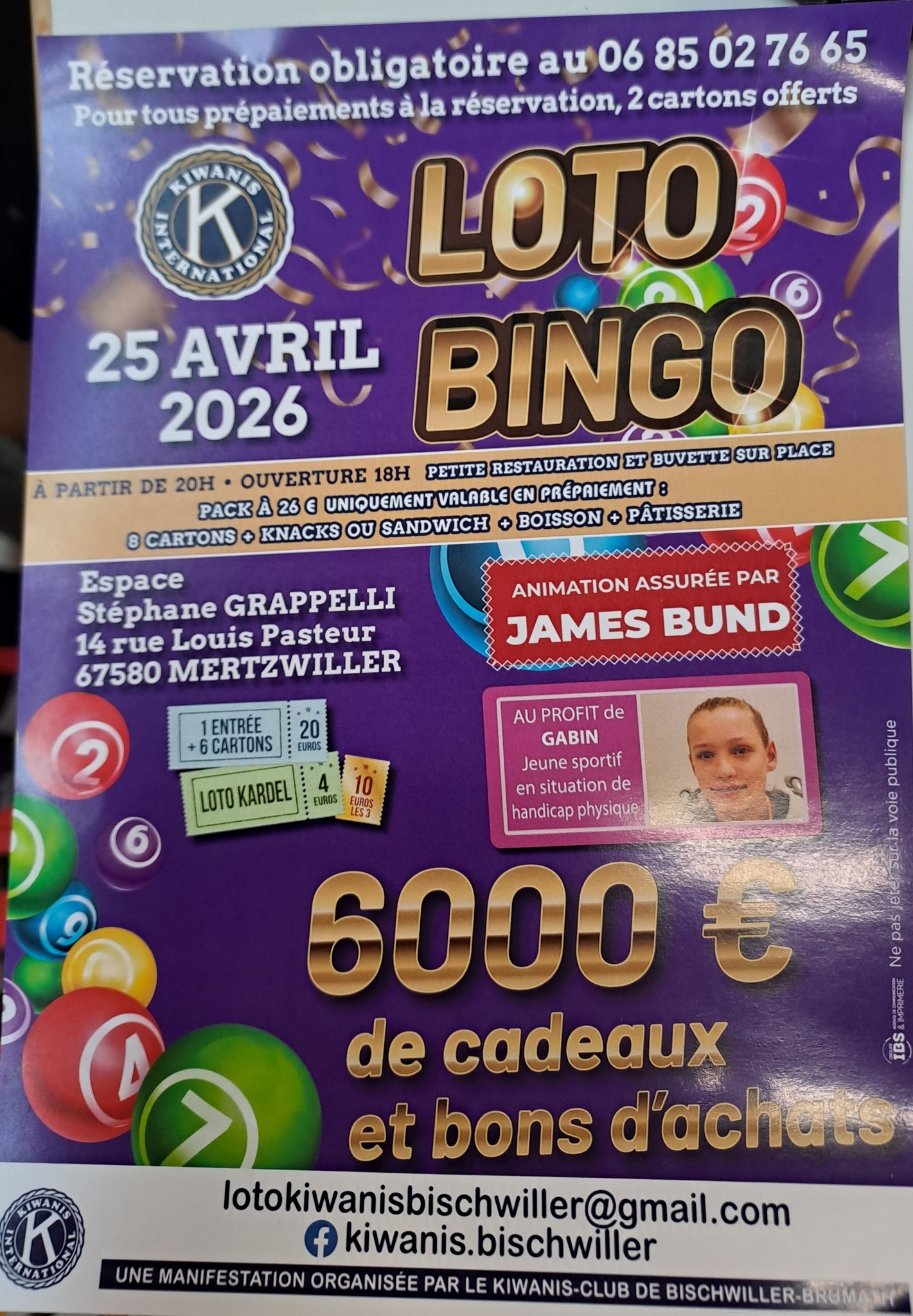 LOTO BINGO SOLIDAIRE À MERTZWILLER