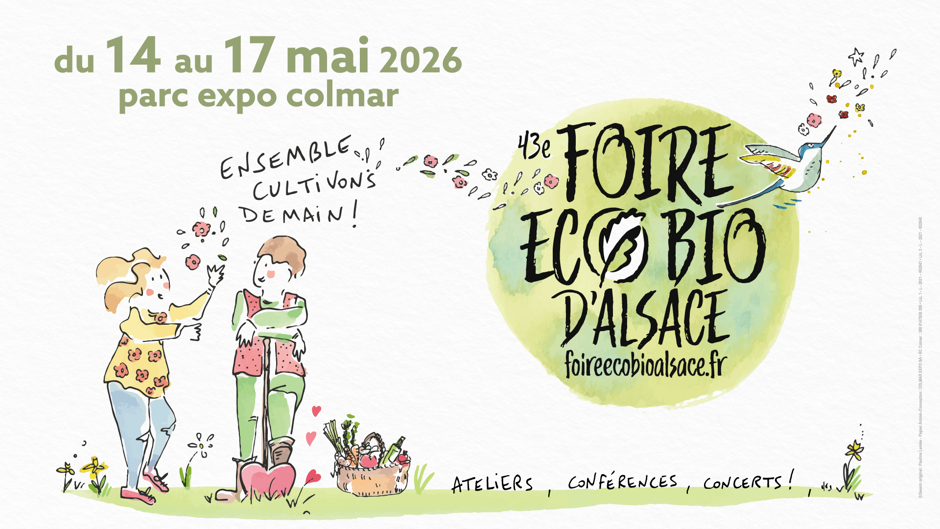 43ÈME FOIRE ECO BIO D’ALSACE À COLMAR