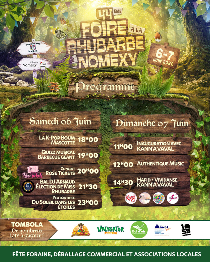 44ème Foire à la RHUBARBE de NOMEXY