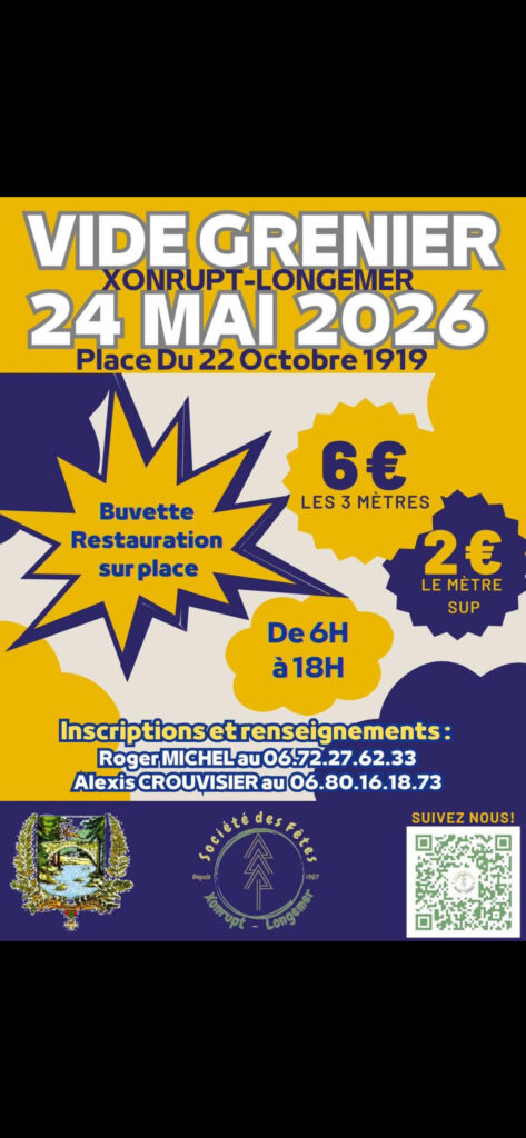 Vide grenier Xonrupt-Longemer