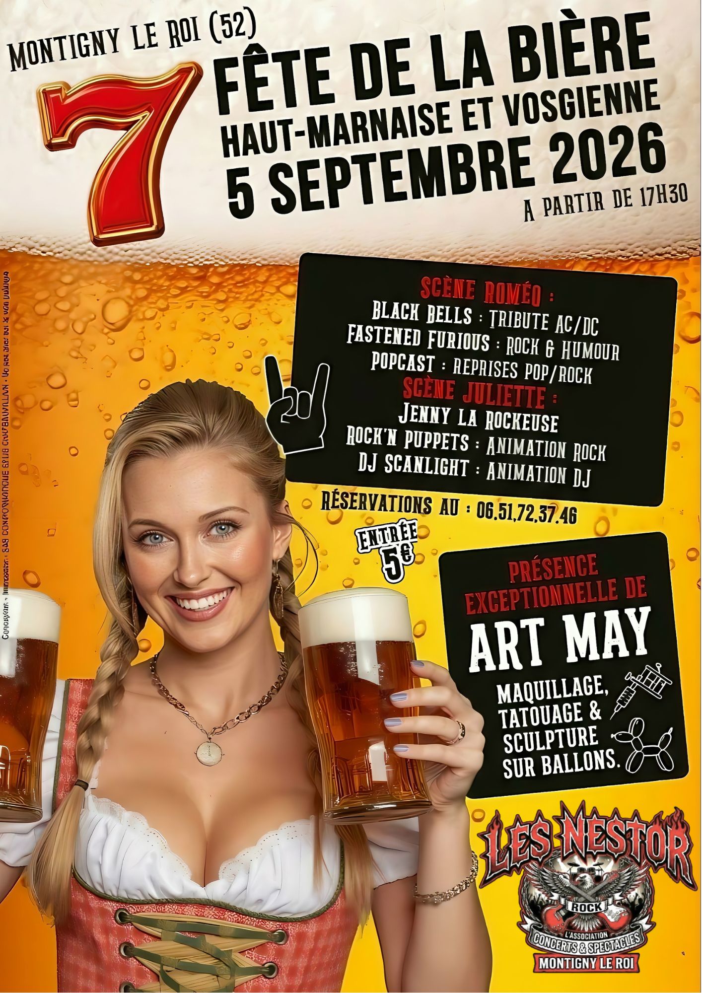 7ème FÊTE DE LA BIERE HAUT-MARNAISE & VOSGIENNE