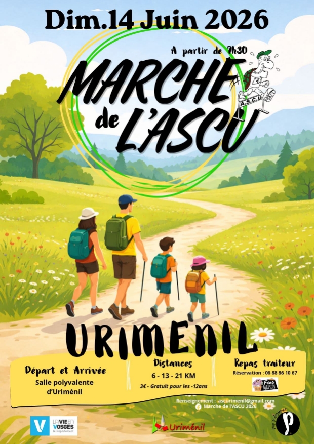 MARCHE POPULAIRE DE L&rsquo;ASC URIMÉNIL