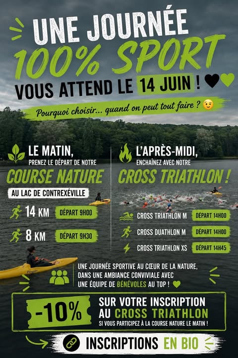 COURSE NATURE & CROSS TRIATHLON à CONTREXÉVILLE