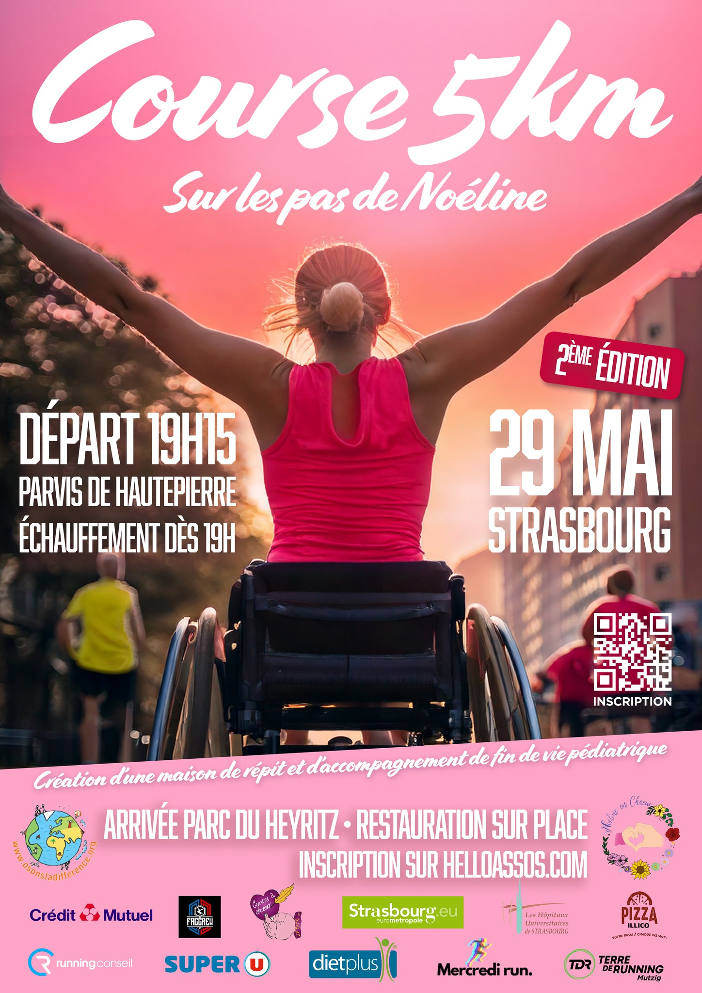 COURSE 5KM SUR LES PAS DE NOÉLINE À STRASBOURG