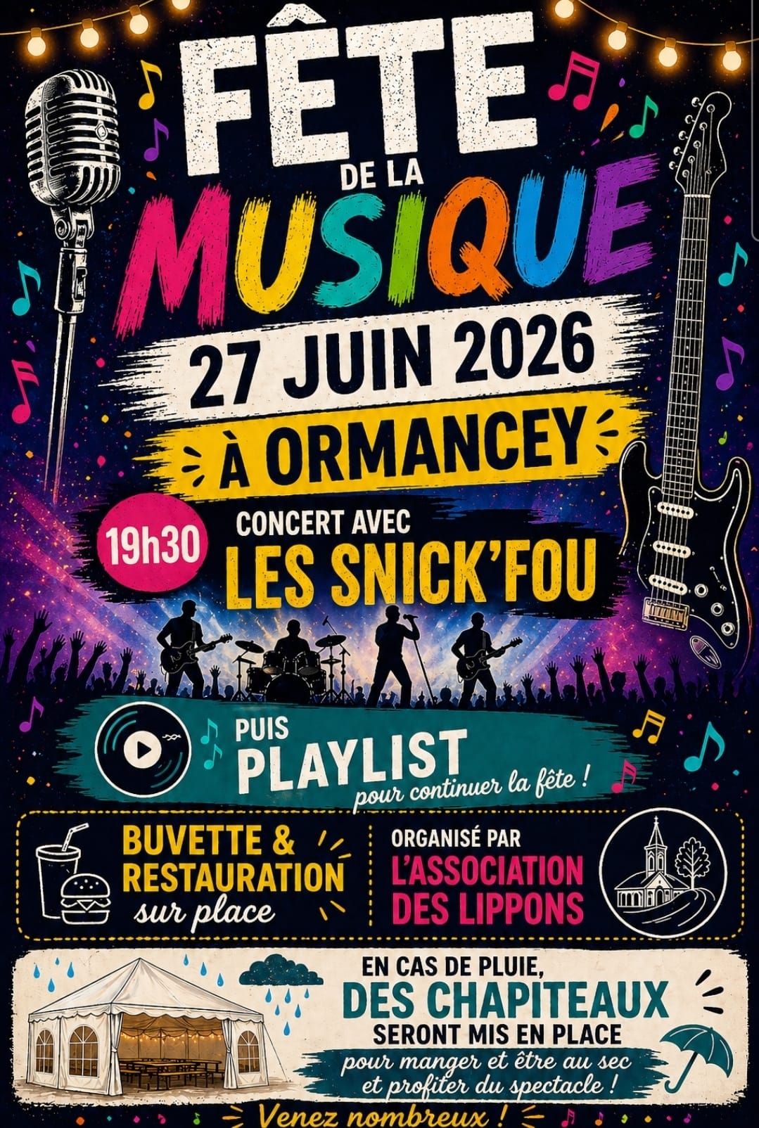 FÊTE DE LA MUSIQUE à ORMANCEY