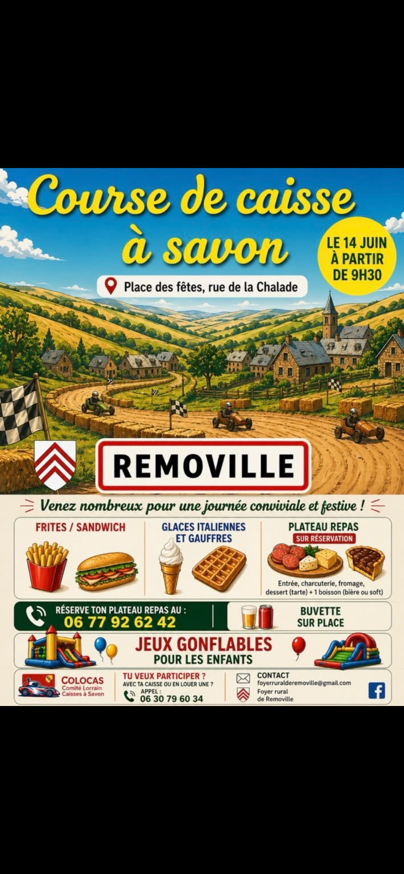 COURSE DE CAISSES À SAVON à REMOVILLE