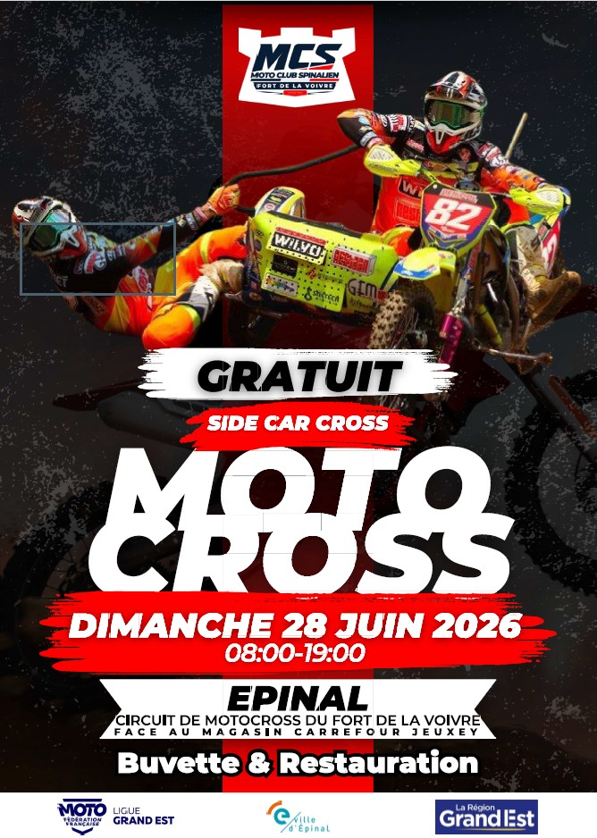 MOTOCROSS ALSACE-LORRAIN/GRAND EST au FORT DE LA VOIVRE de JEUXEY EPINAL