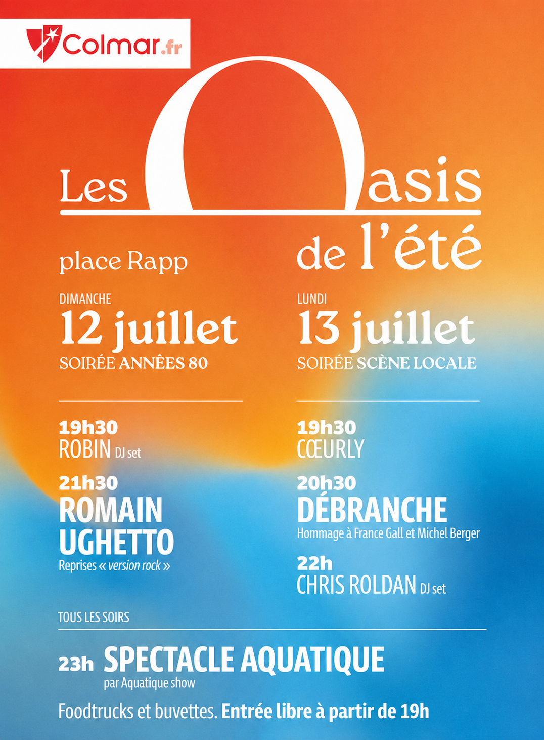 LES OASIS DE L&rsquo;ÉTÉ à COLMAR