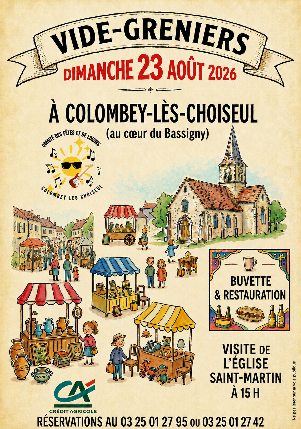 VIDE GRENIERS à COLOMBEY-LES-CHOISEUL