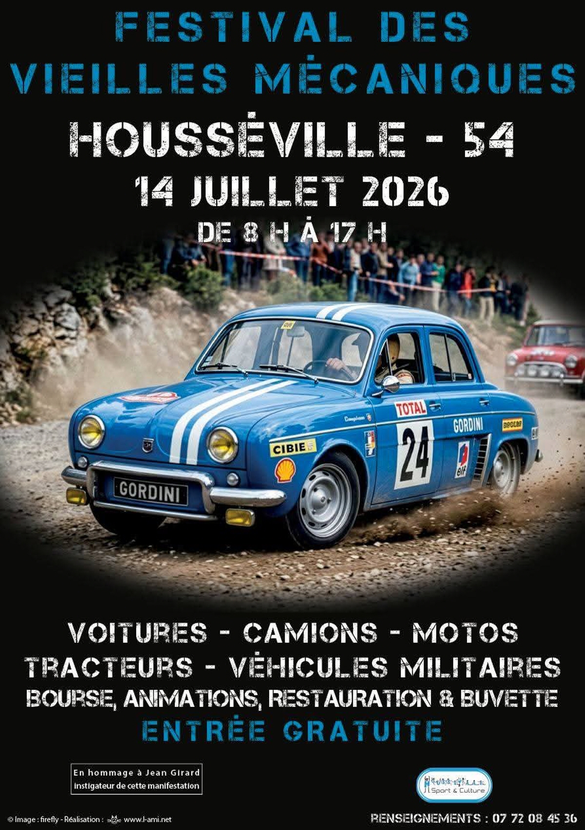 FESTIVAL DES VEILLES MÉCANIQUES à HOUSSÉVILLE