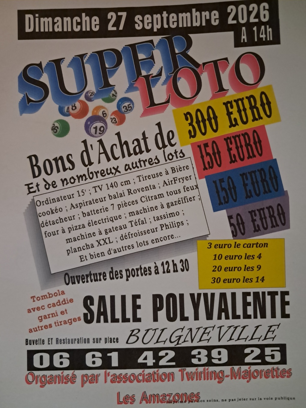 LOTO à BULGNÉVILLE
