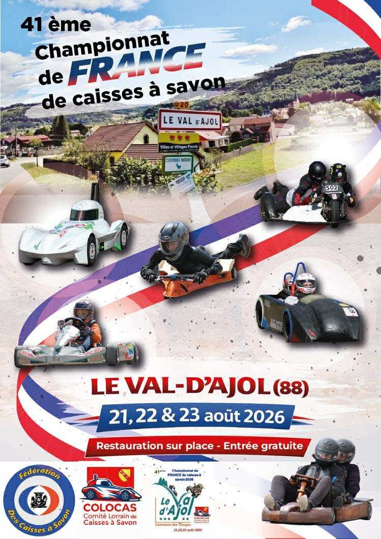 CHAMPIONNAT DE FRANCE de CAISSES à SAVON au VAL D&rsquo;AJOL