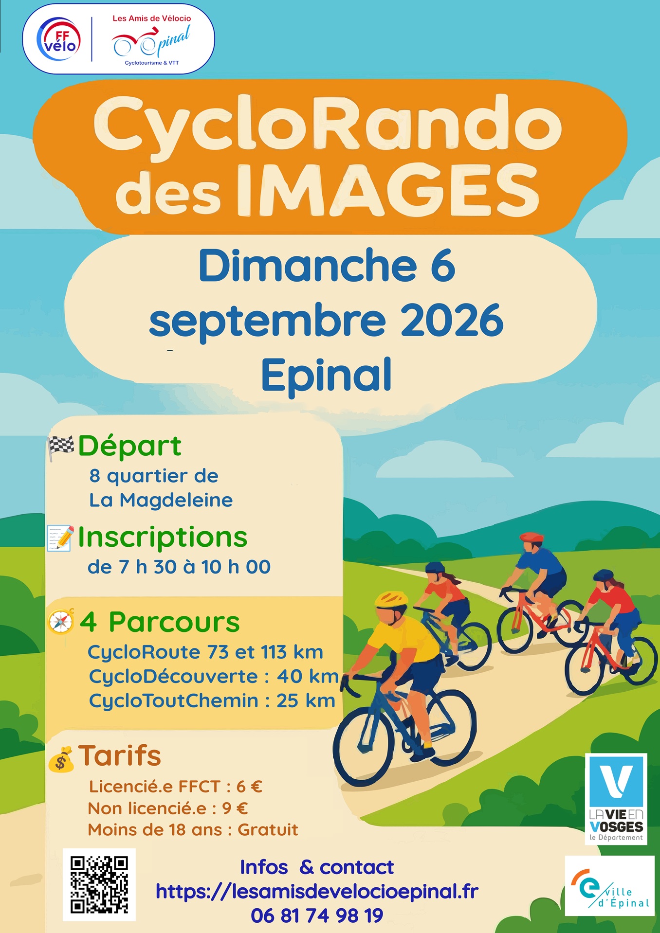 CYCLO-RANDONNEE DES IMAGES à ÉPINAL
