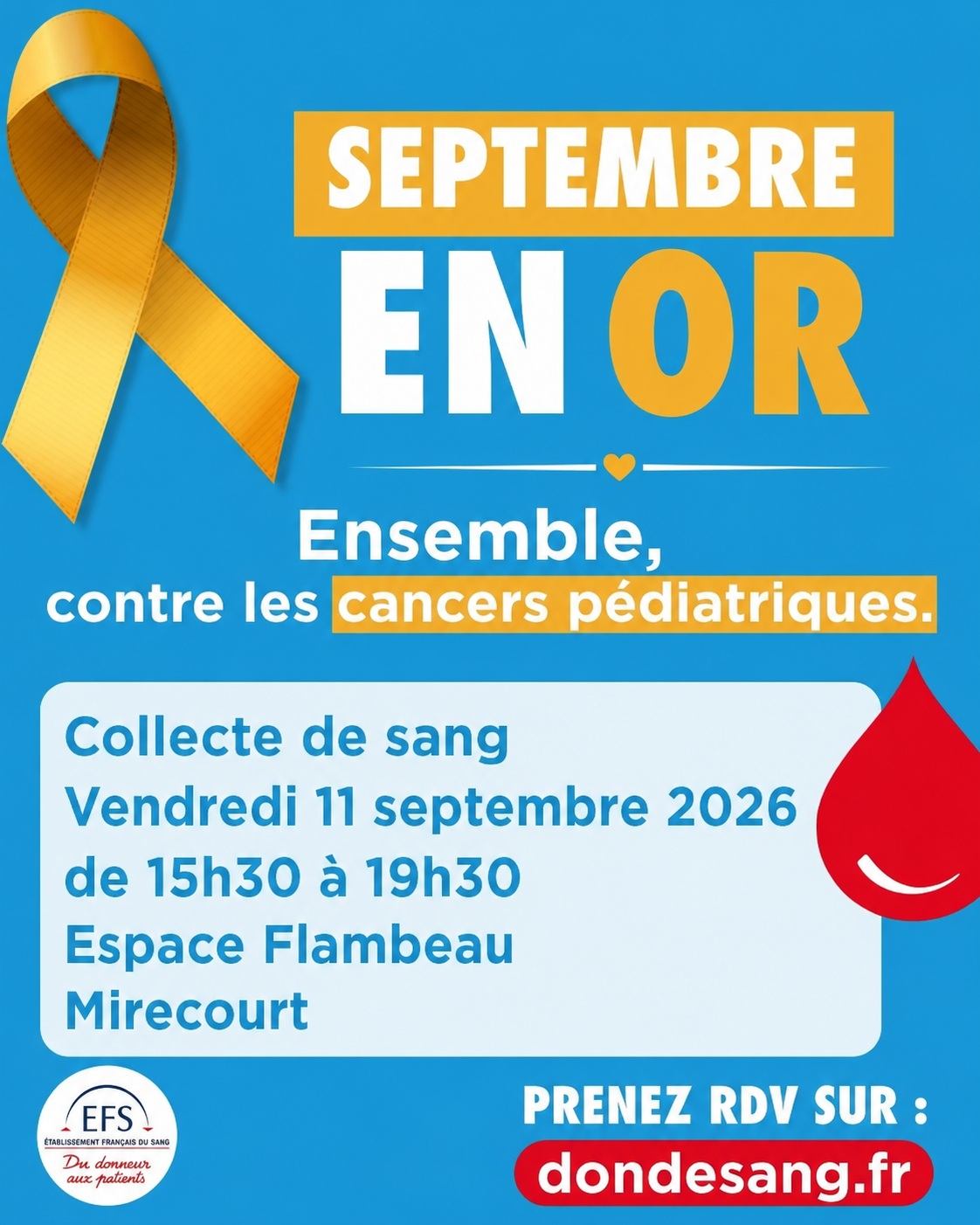 DON DU SANG à MIRECOURT