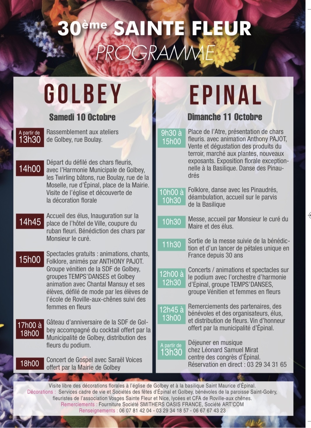 30ème SAINTE FLEUR à EPINAL GOLBEY