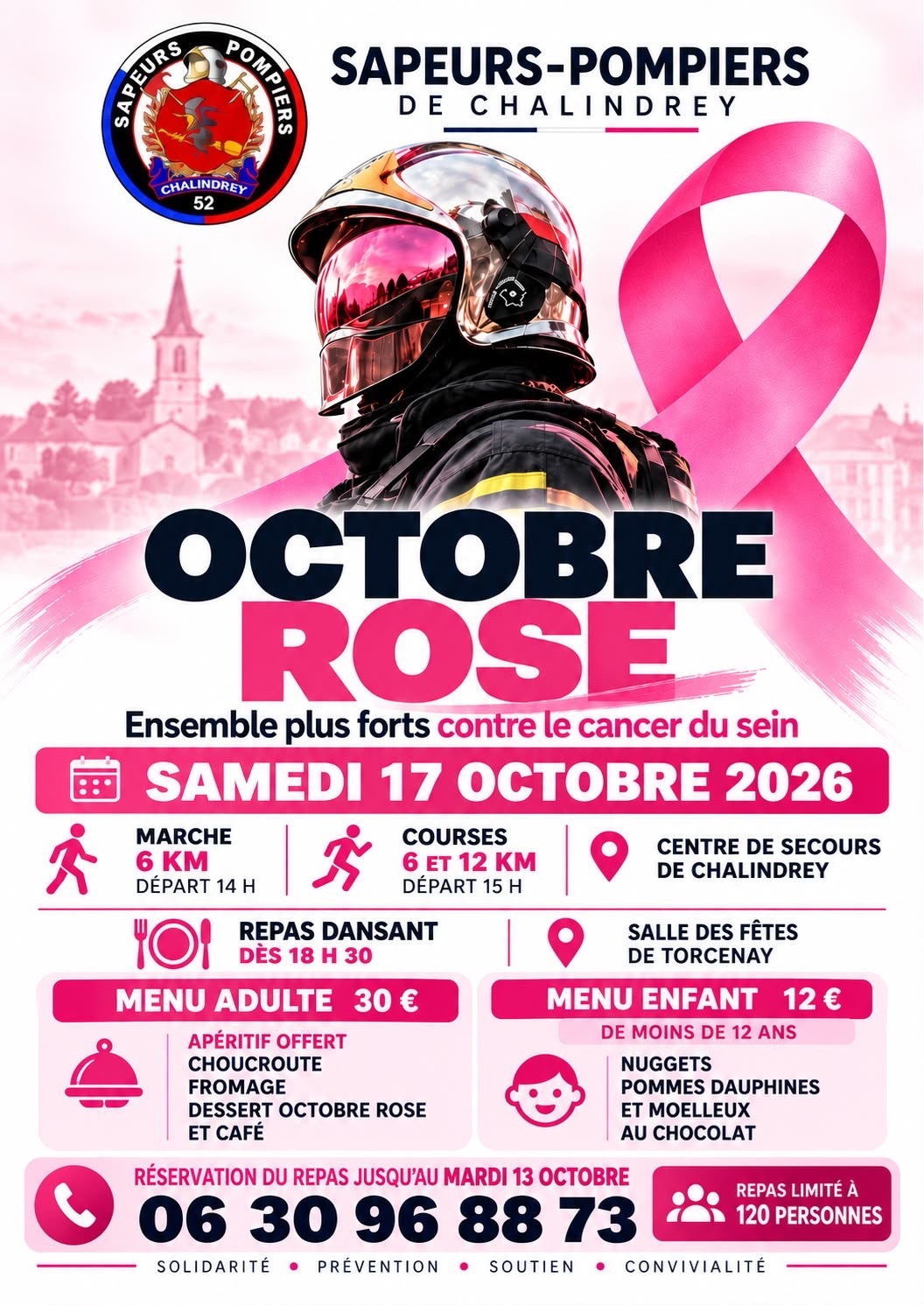 OCTOBRE ROSE à CHALINDREY