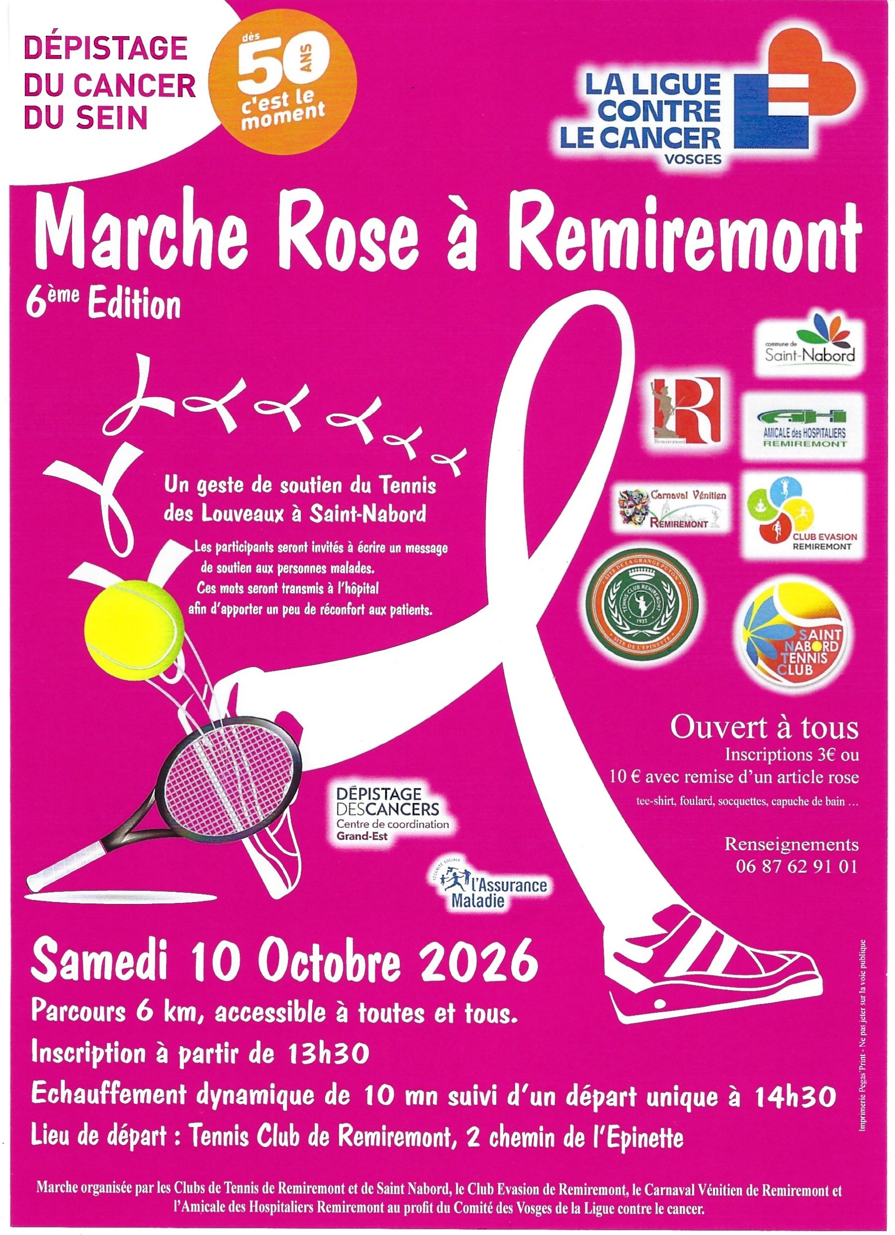 MARCHE ROSE à REMIREMONT